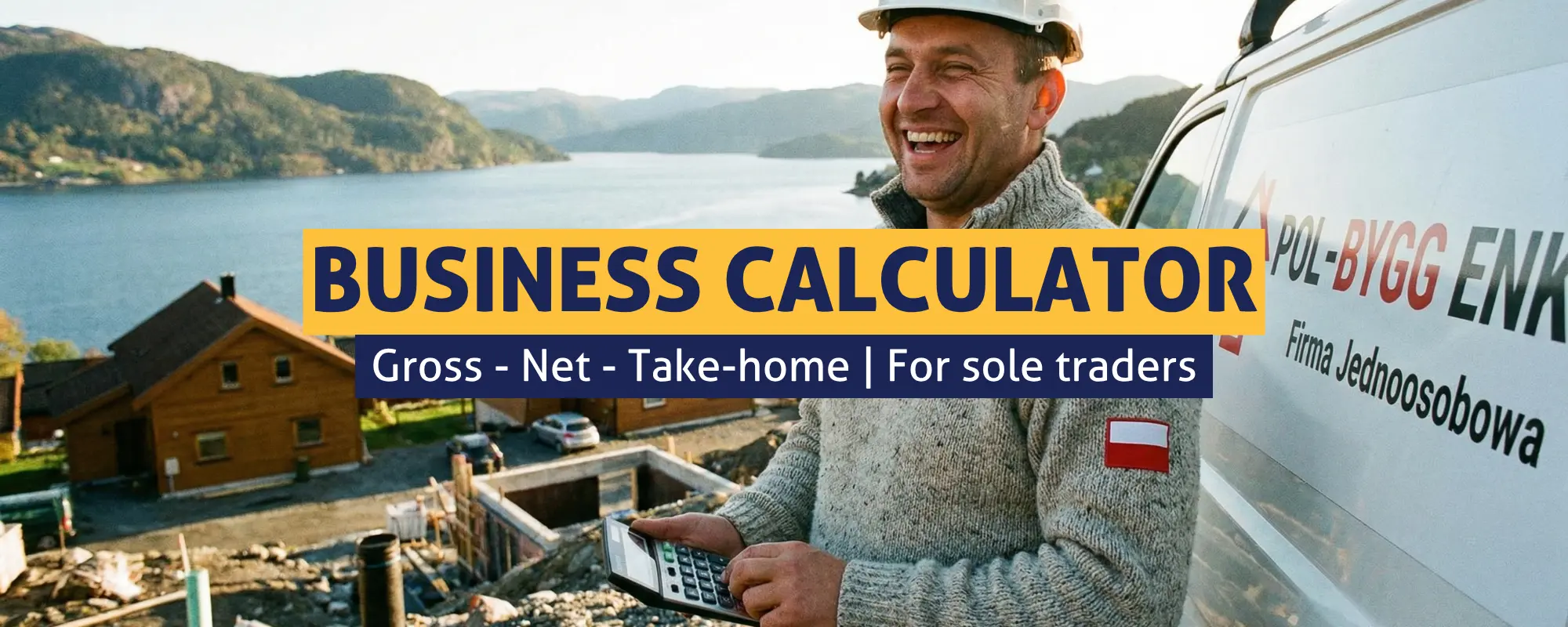 Gross-to-net calculator for sole traders (ENK)