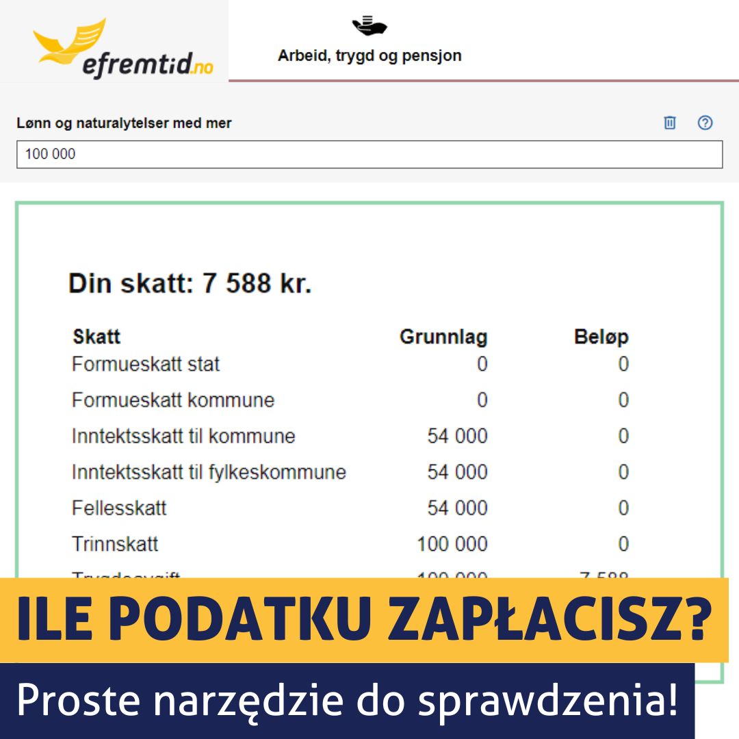 Ile podatku zapłacisz w Norwegii?