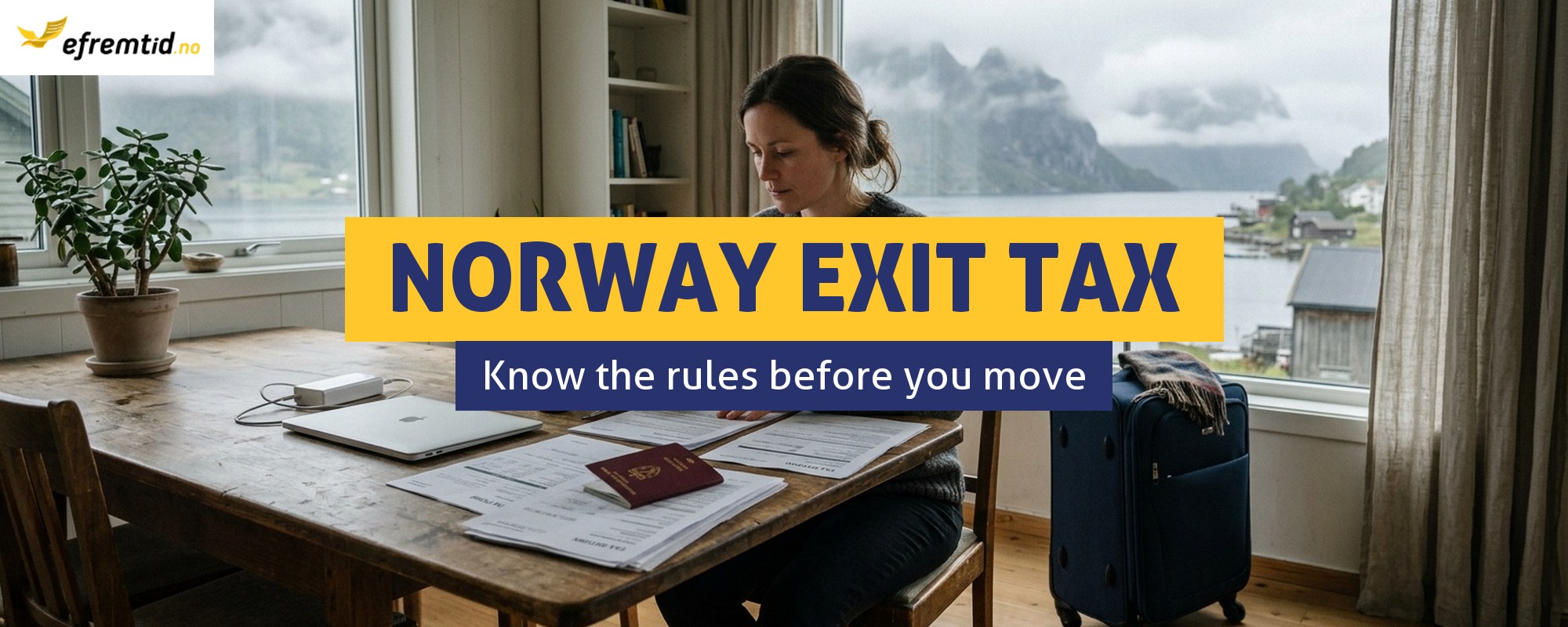 Exit tax when leaving Norway