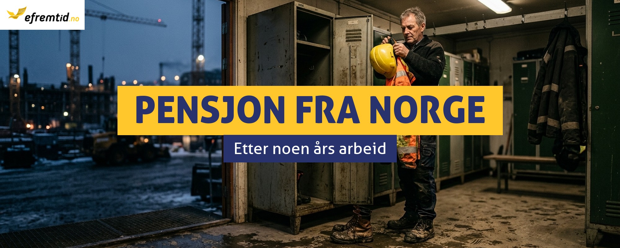 Hvilken pensjon fra Norge har du krav på etter noen års arbeid?