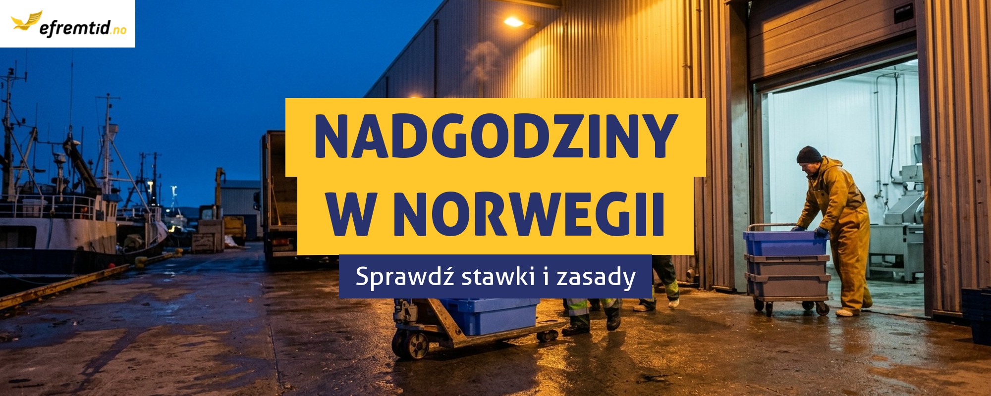 Jak płatne są nadgodziny w Norwegii? Mertid i overtid