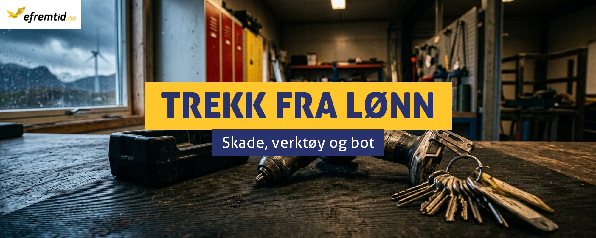 Kan arbeidsgiver trekke kostnaden for skade, verktøy eller bot fra lønnen?